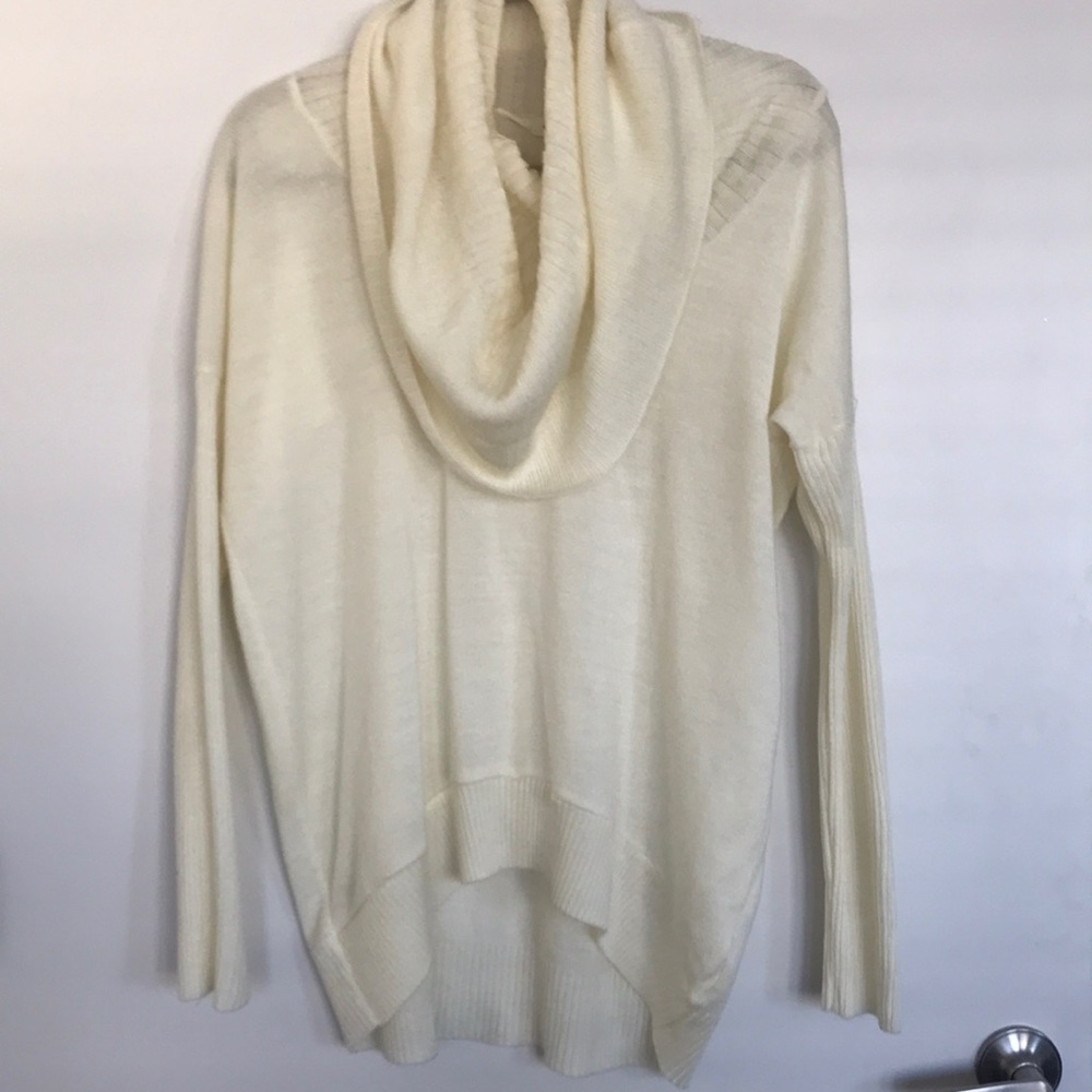 Cream cowl neck sweater